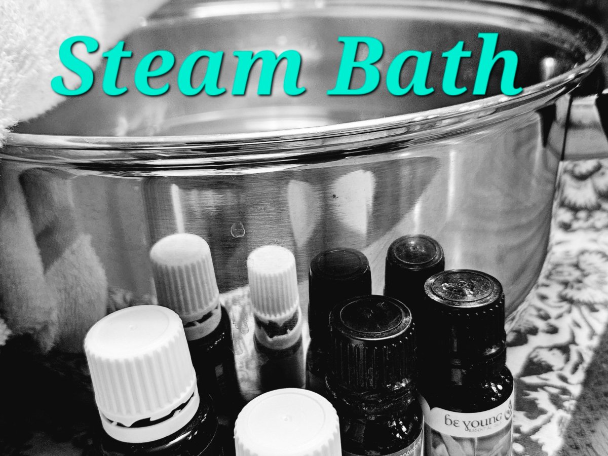 Essential Oil Steam Bath