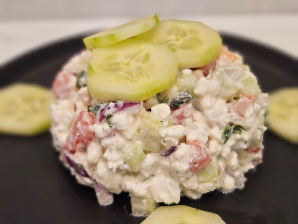 cucumber cottage cheese salad